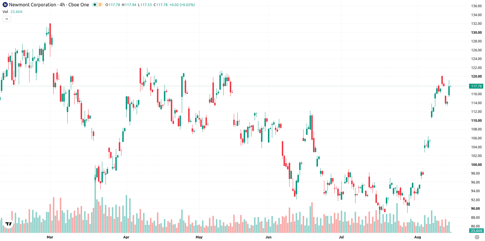 Newmont Corporation asset chart