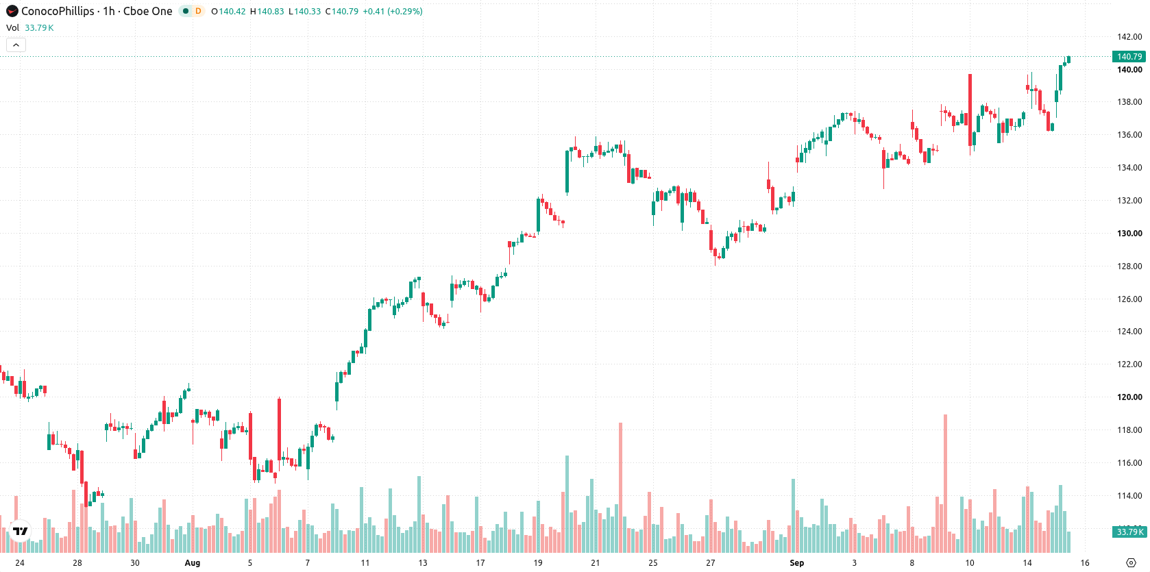 ConocoPhillips asset chart