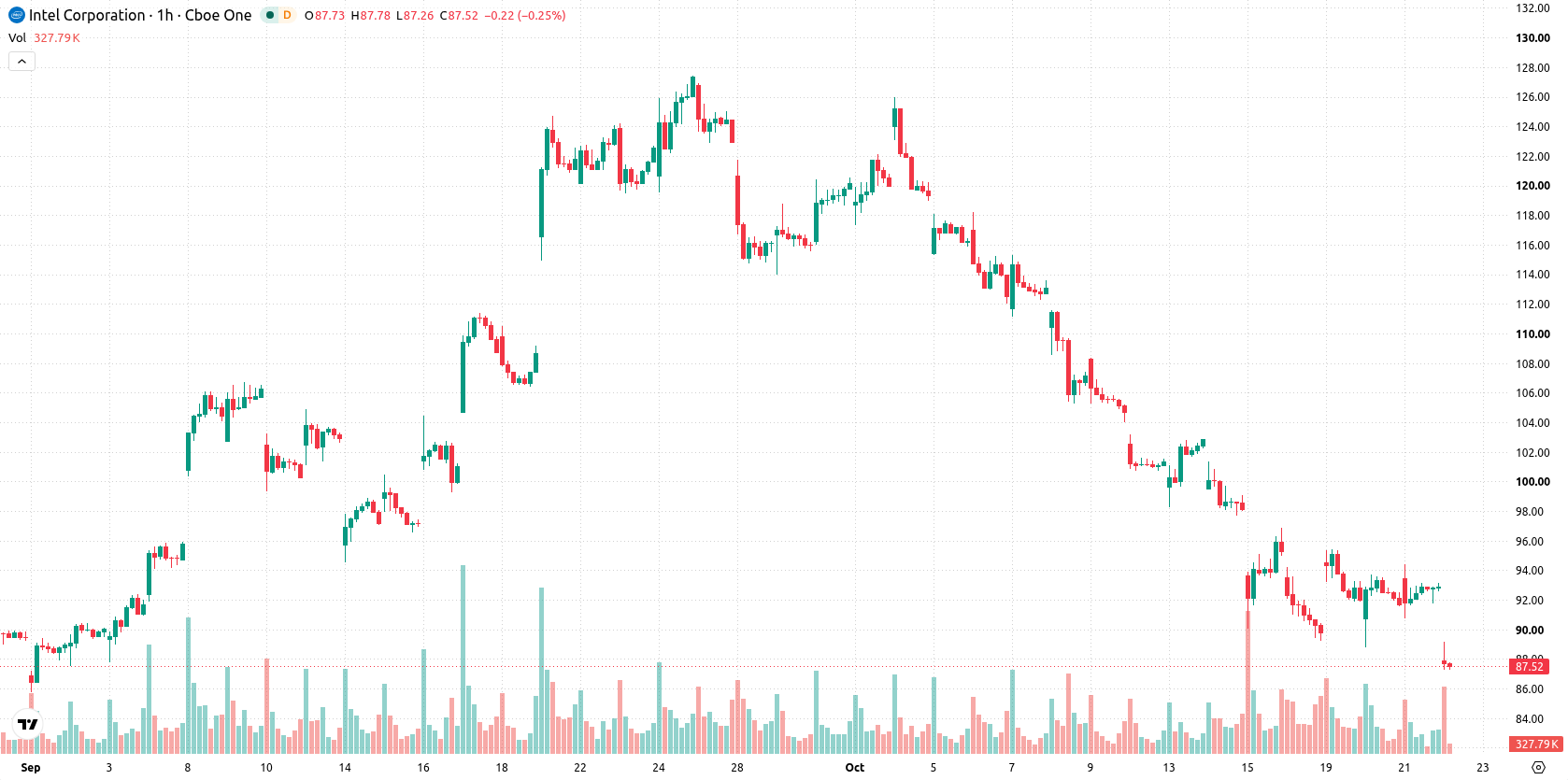 Intel Corporation asset chart