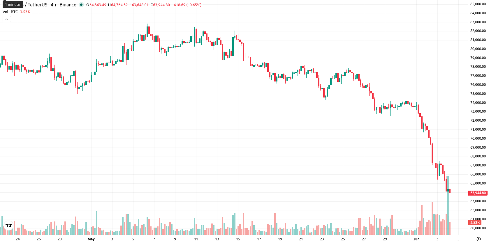 Bitcoin asset chart
