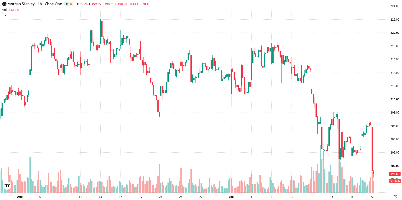 Morgan Stanley asset chart