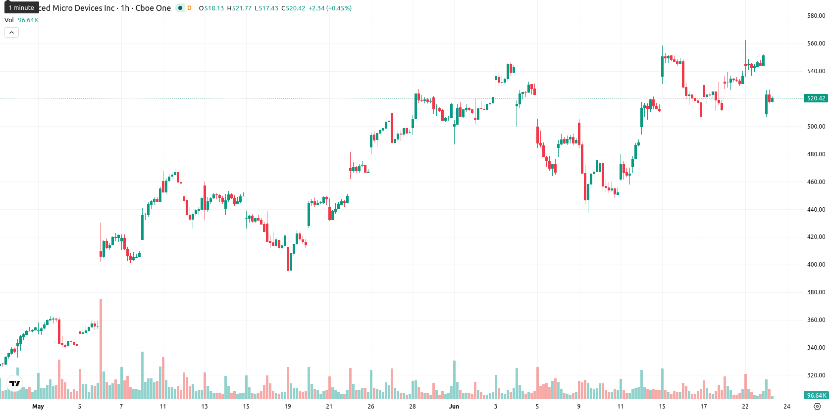 Advanced Micro Devices asset chart