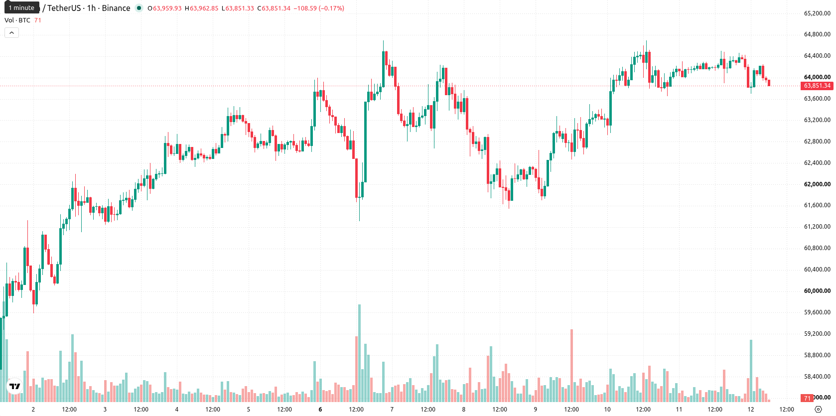 Bitcoin asset chart