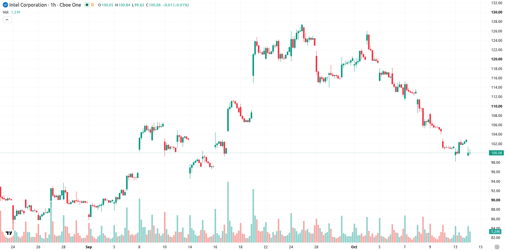 Intel Corporation asset chart