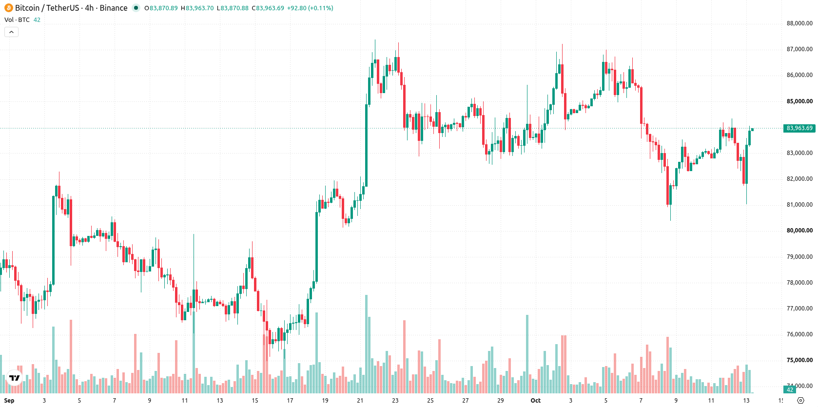 Bitcoin asset chart