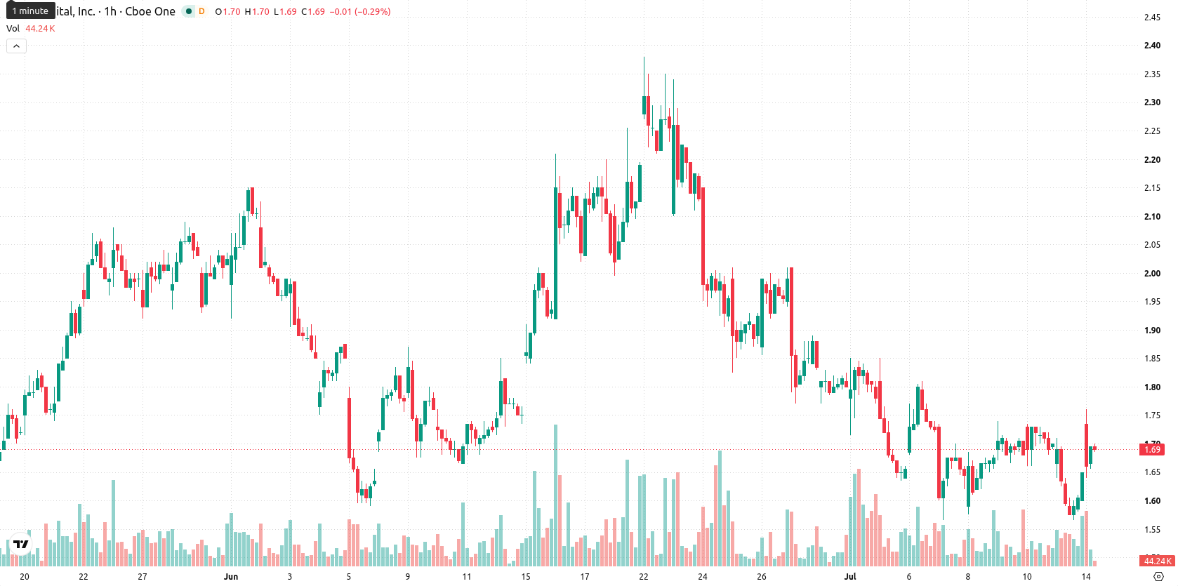 Bit Digital Inc. asset chart