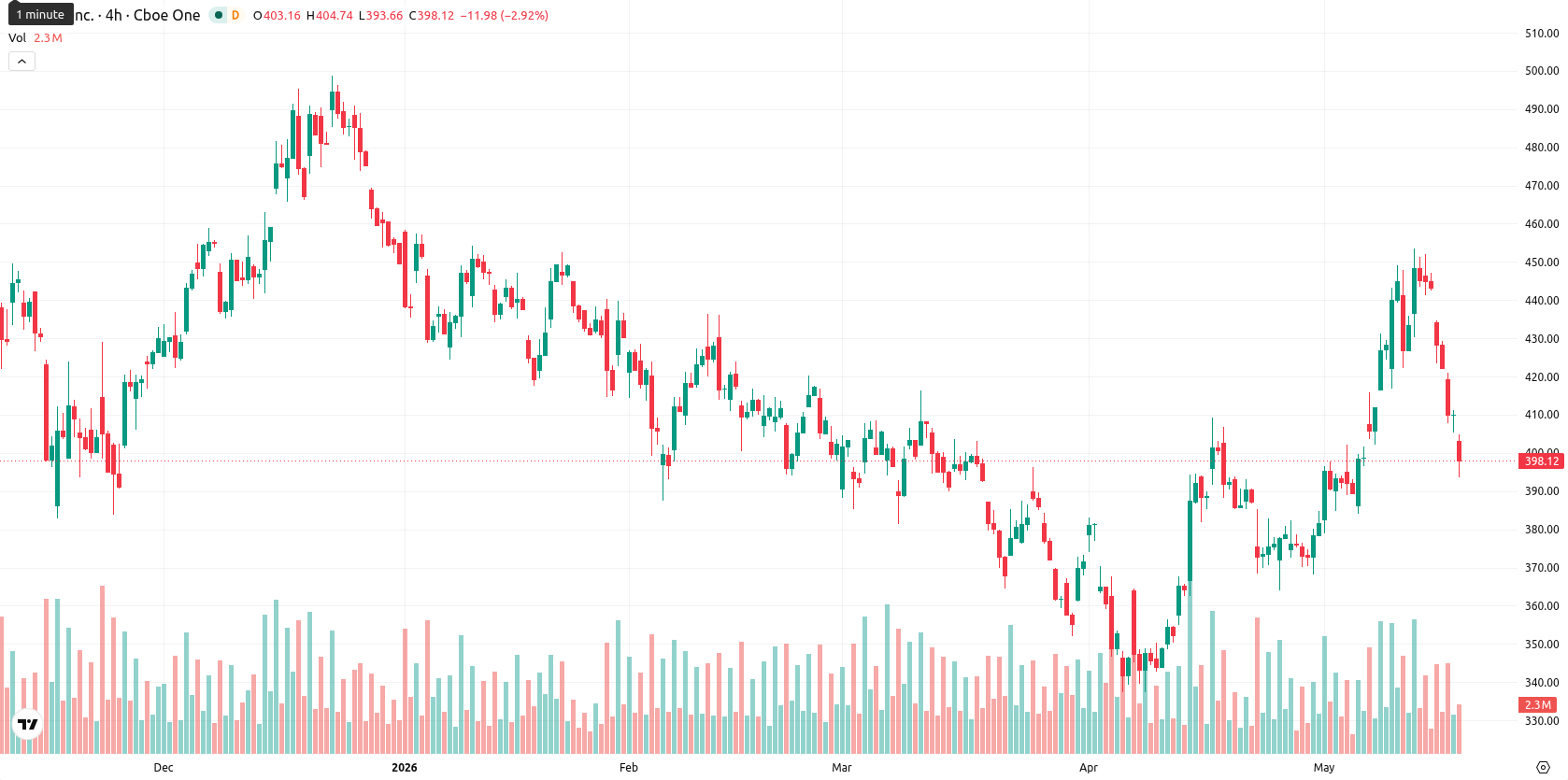 Tesla Inc. asset chart
