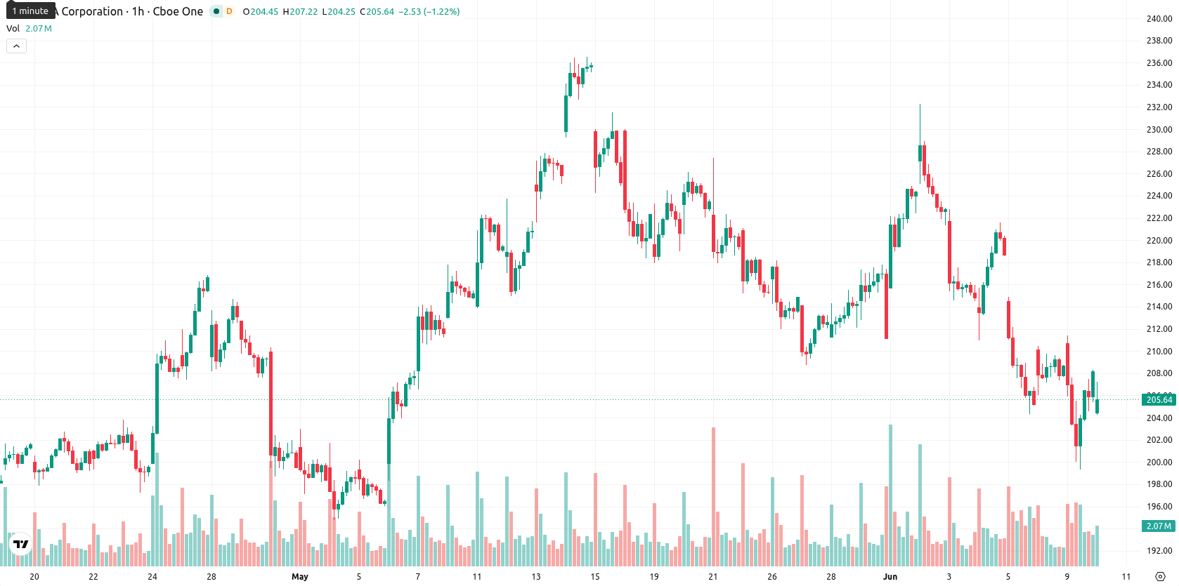 Nvidia Corp asset chart
