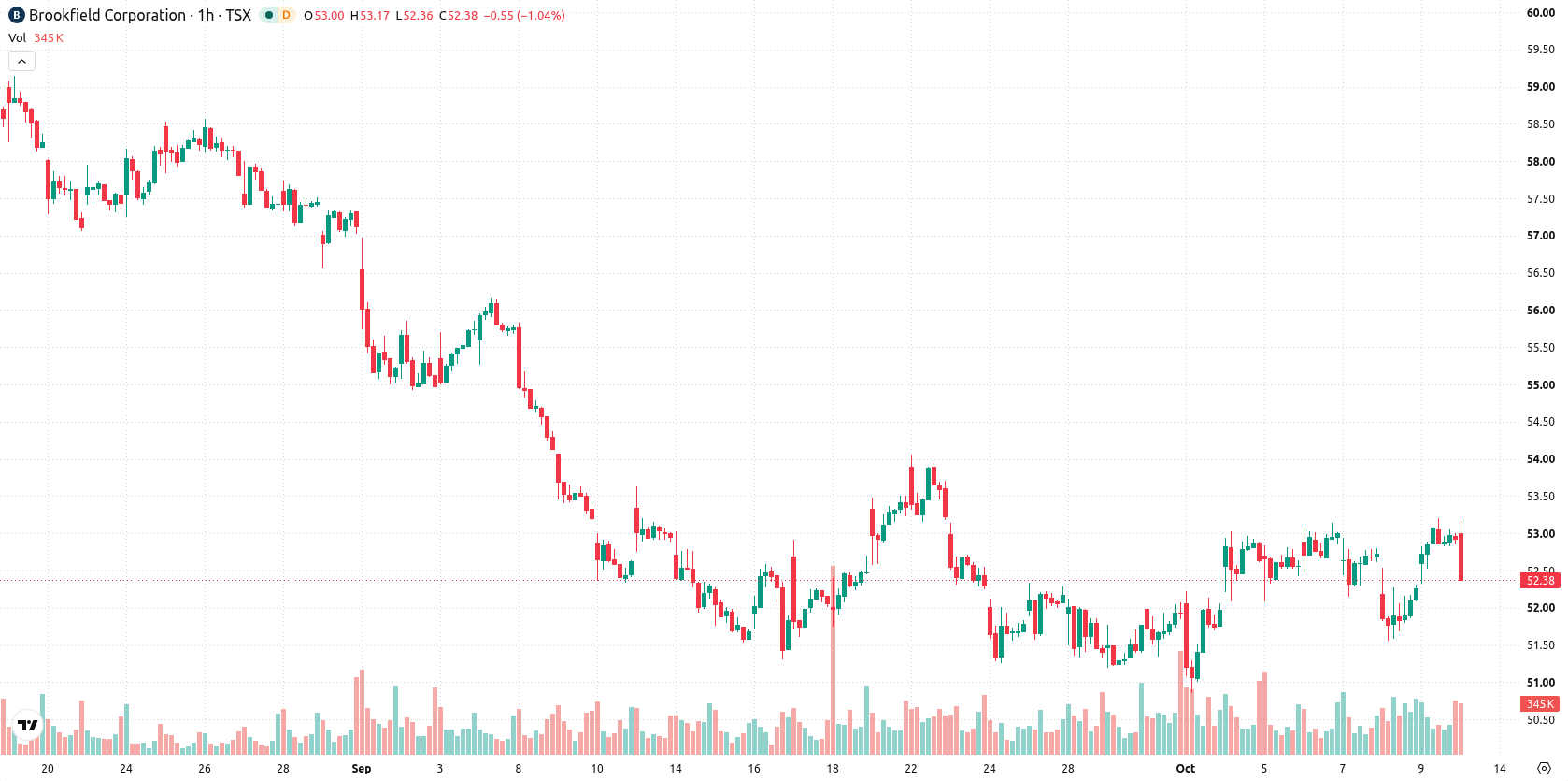 Brookfield Corporation asset chart