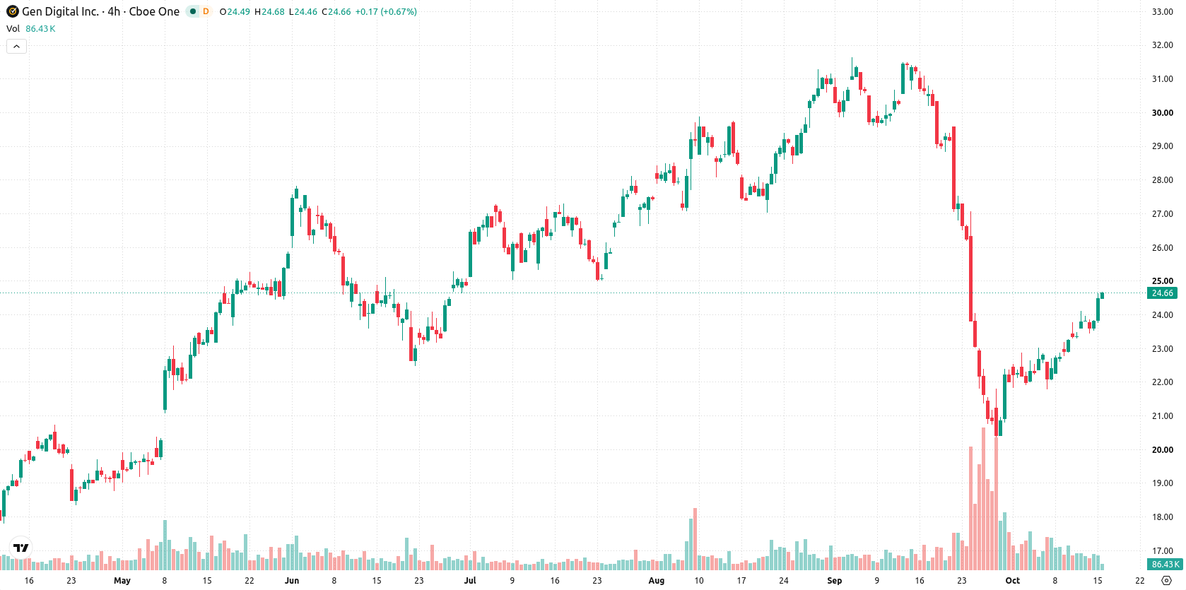 Gen Digital Inc asset chart