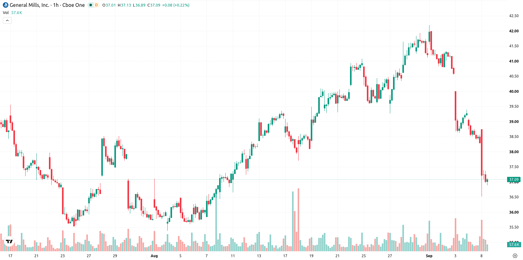 General Mills asset chart