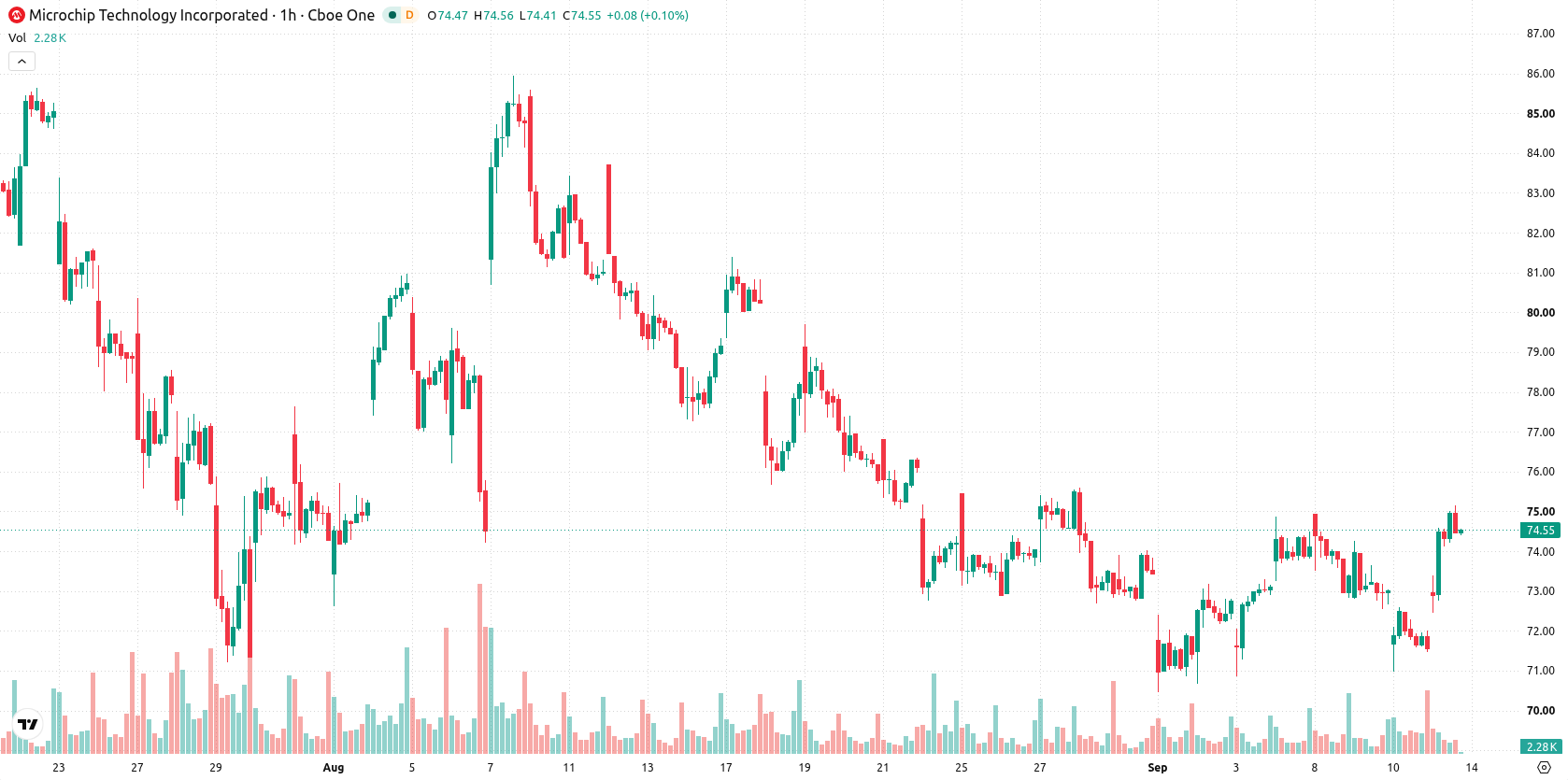 Microchip Technology Inc asset chart