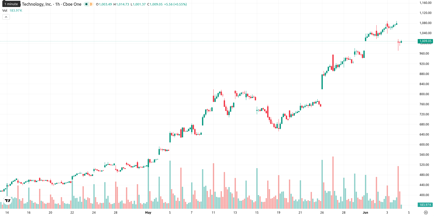 Micron Technology asset chart