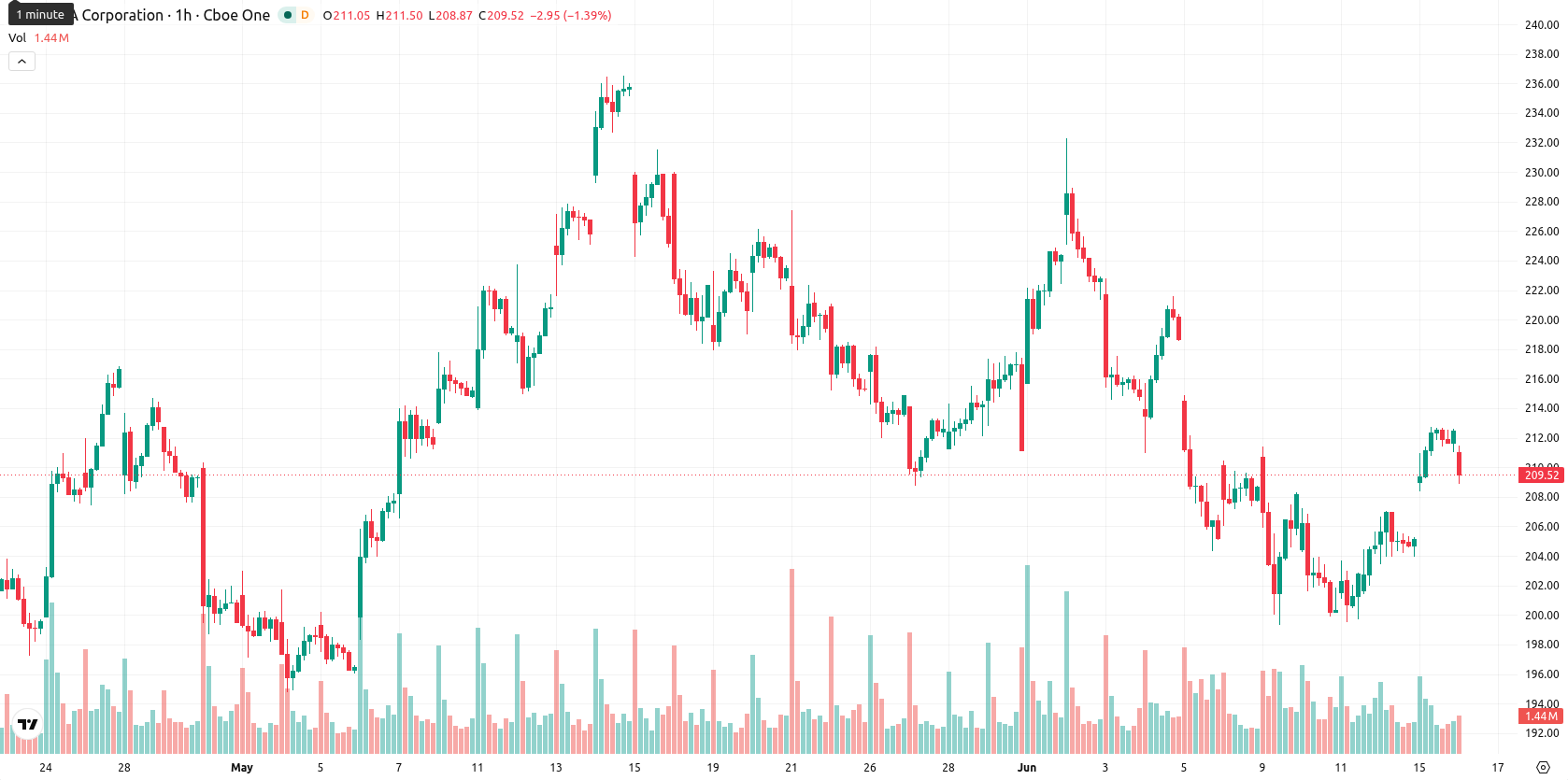 Nvidia Corp asset chart