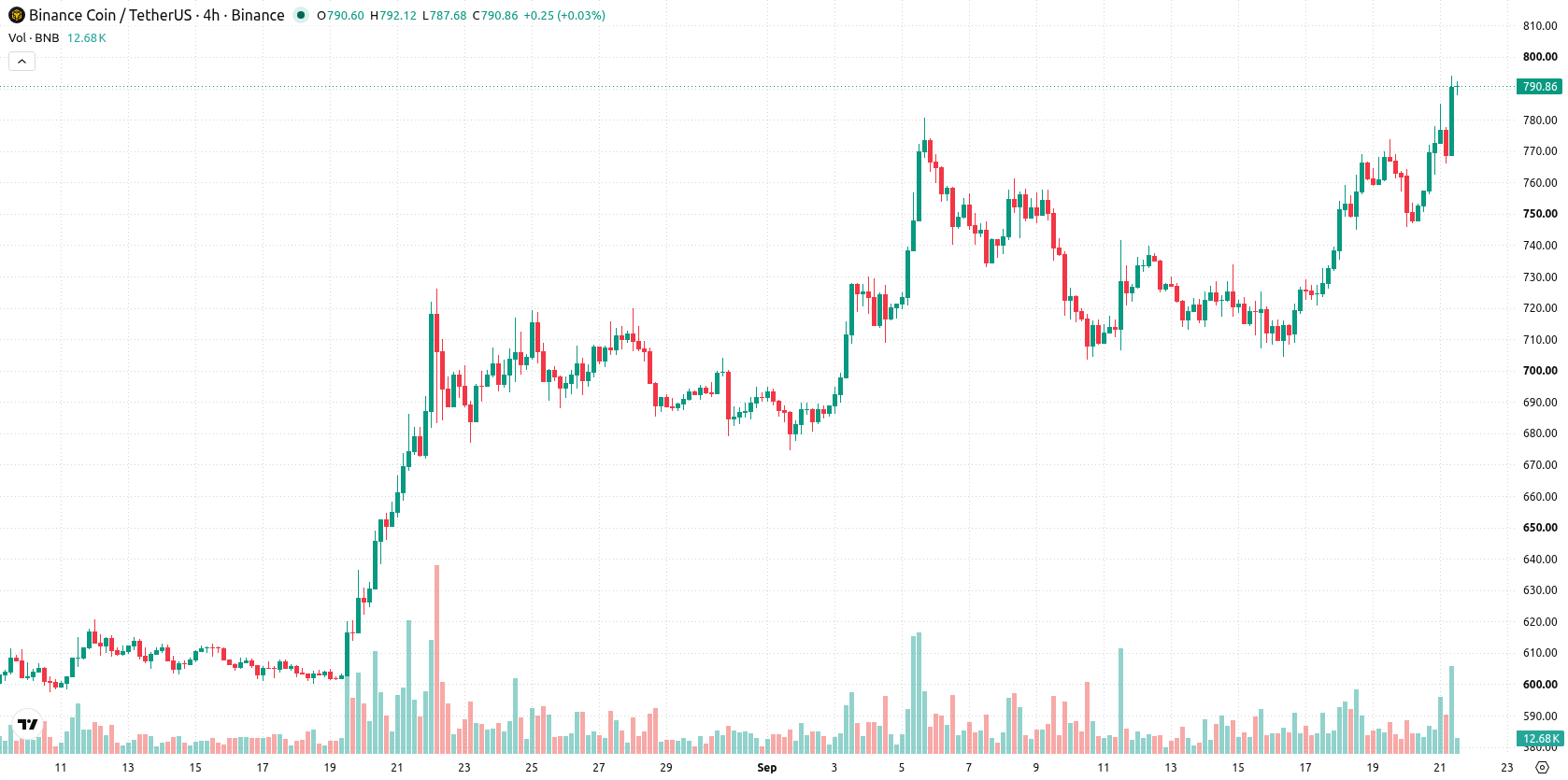 Binance Coin asset chart