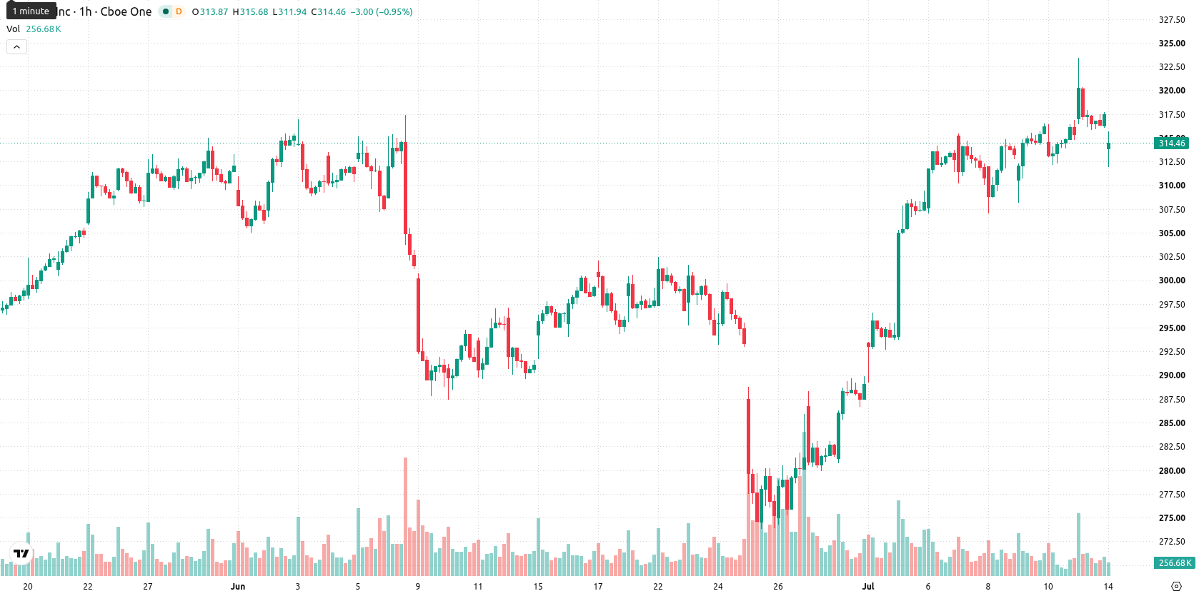 Apple Inc. asset chart