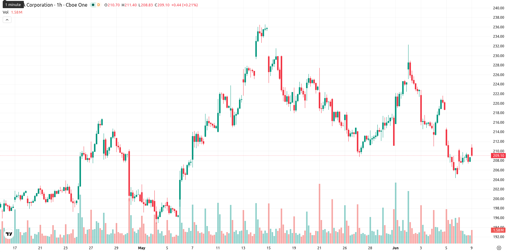 Nvidia Corp asset chart