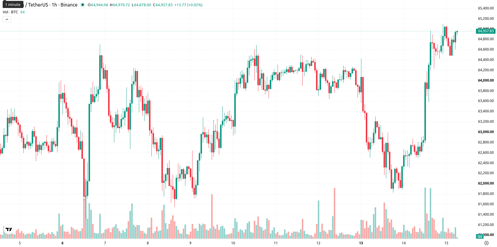Bitcoin asset chart