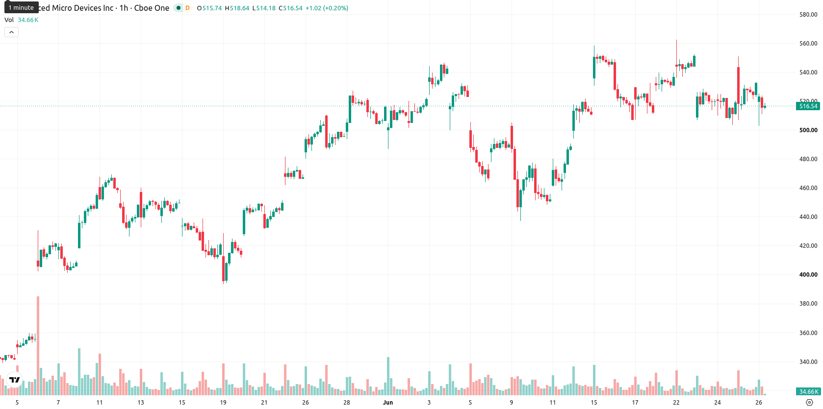 Advanced Micro Devices asset chart