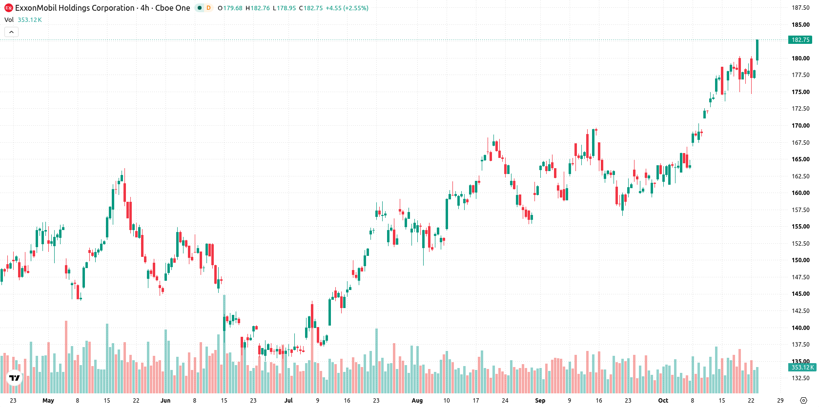 Exxon Mobil Corporation asset chart