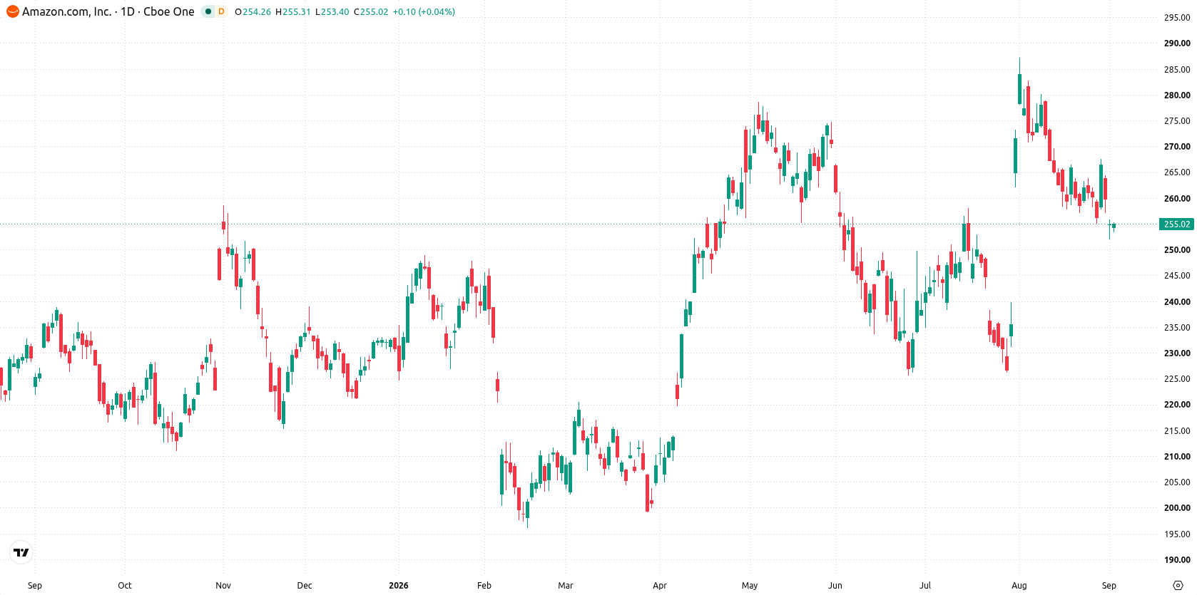 Amazon.com Inc asset chart