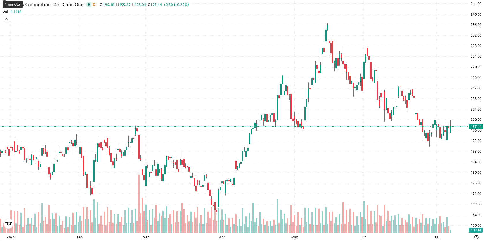 Nvidia Corp asset chart