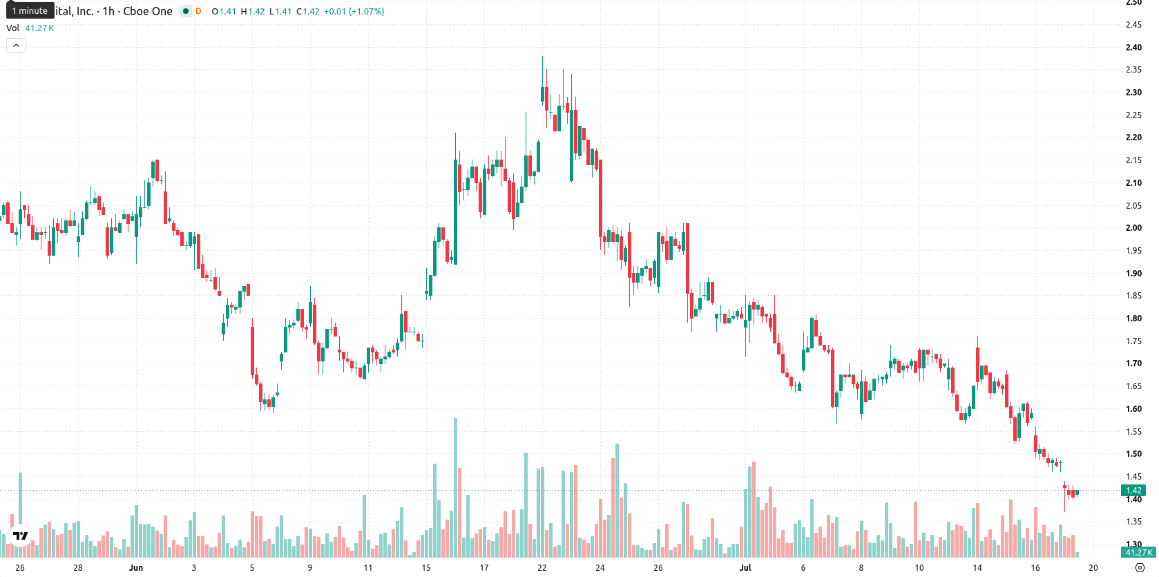 Bit Digital Inc. asset chart