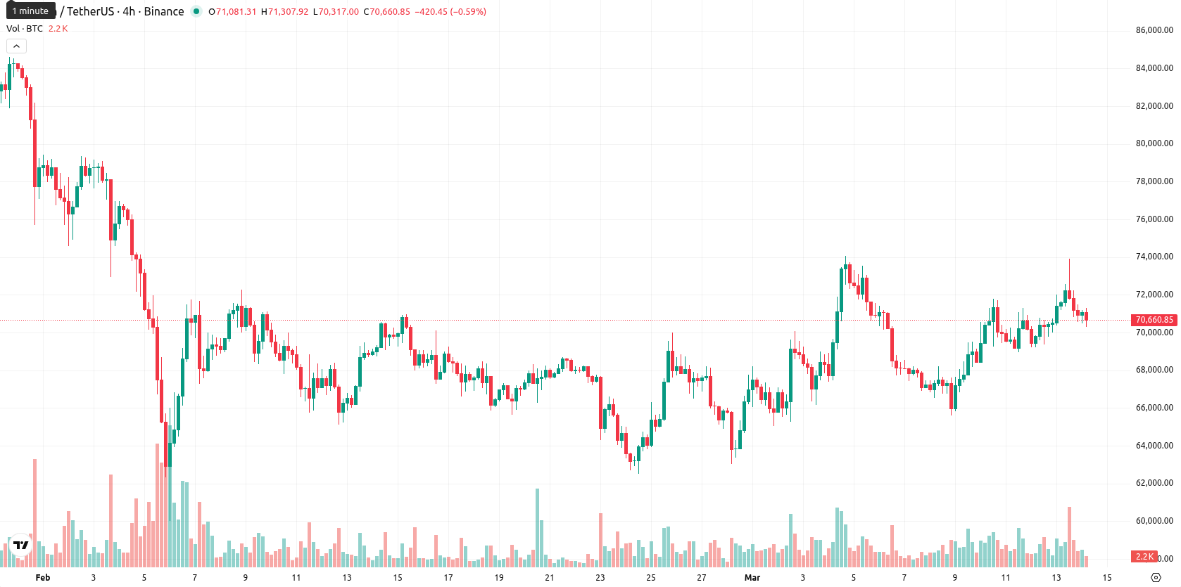 Bitcoin asset chart
