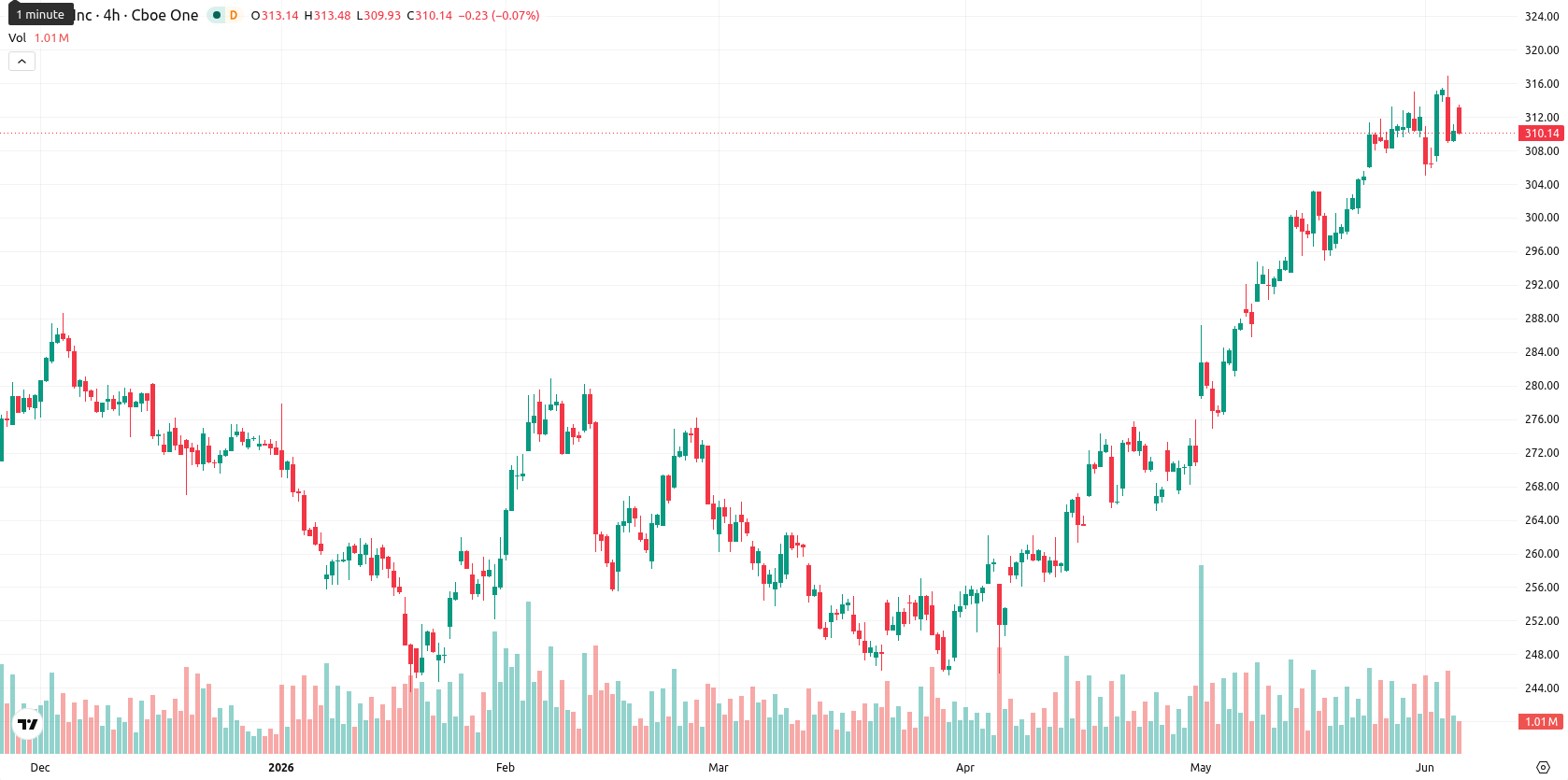 Apple Inc. asset chart
