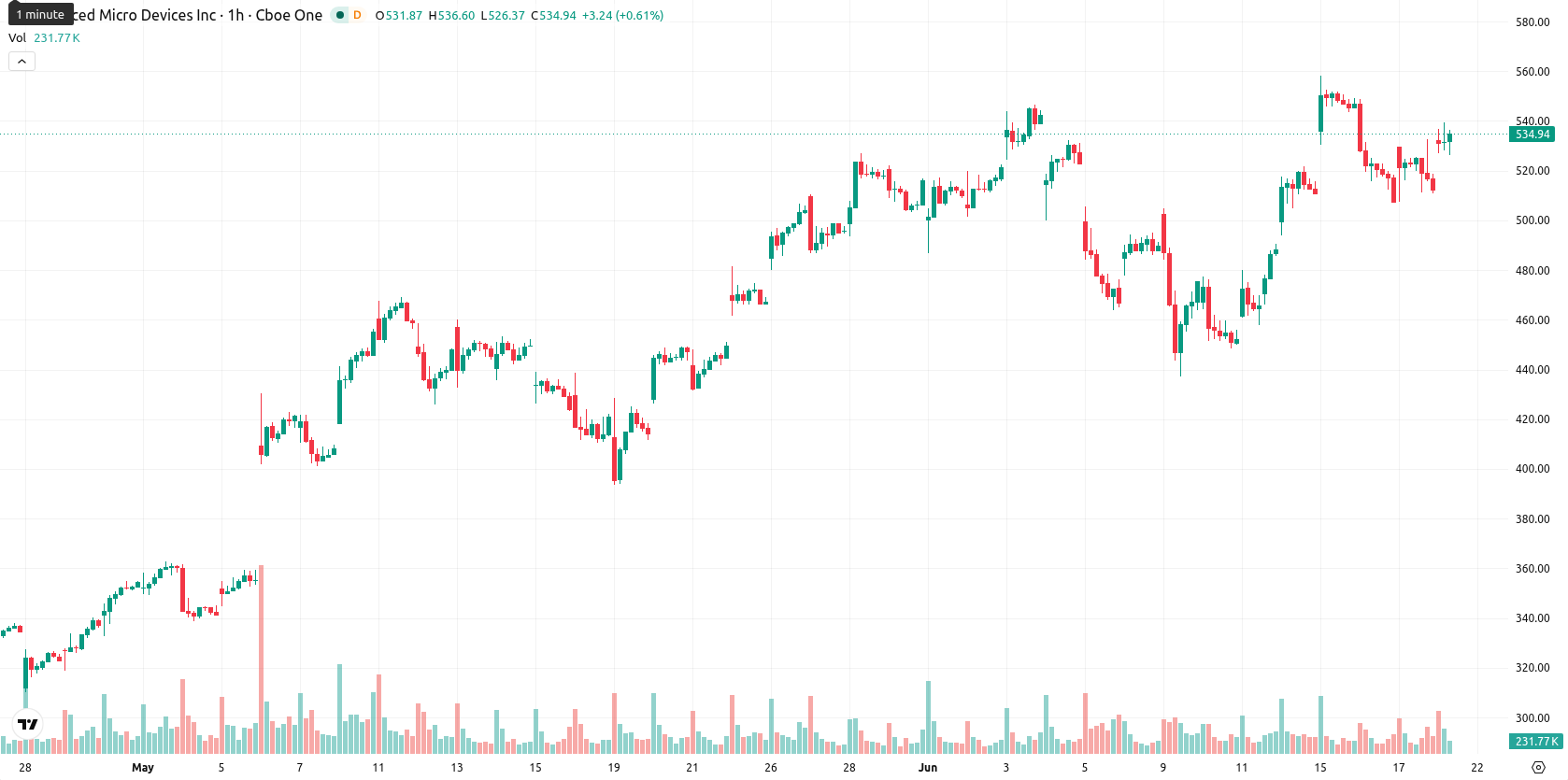 Advanced Micro Devices asset chart