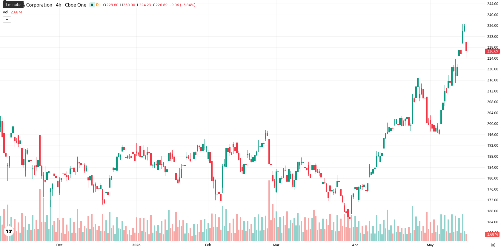 Nvidia Corp asset chart