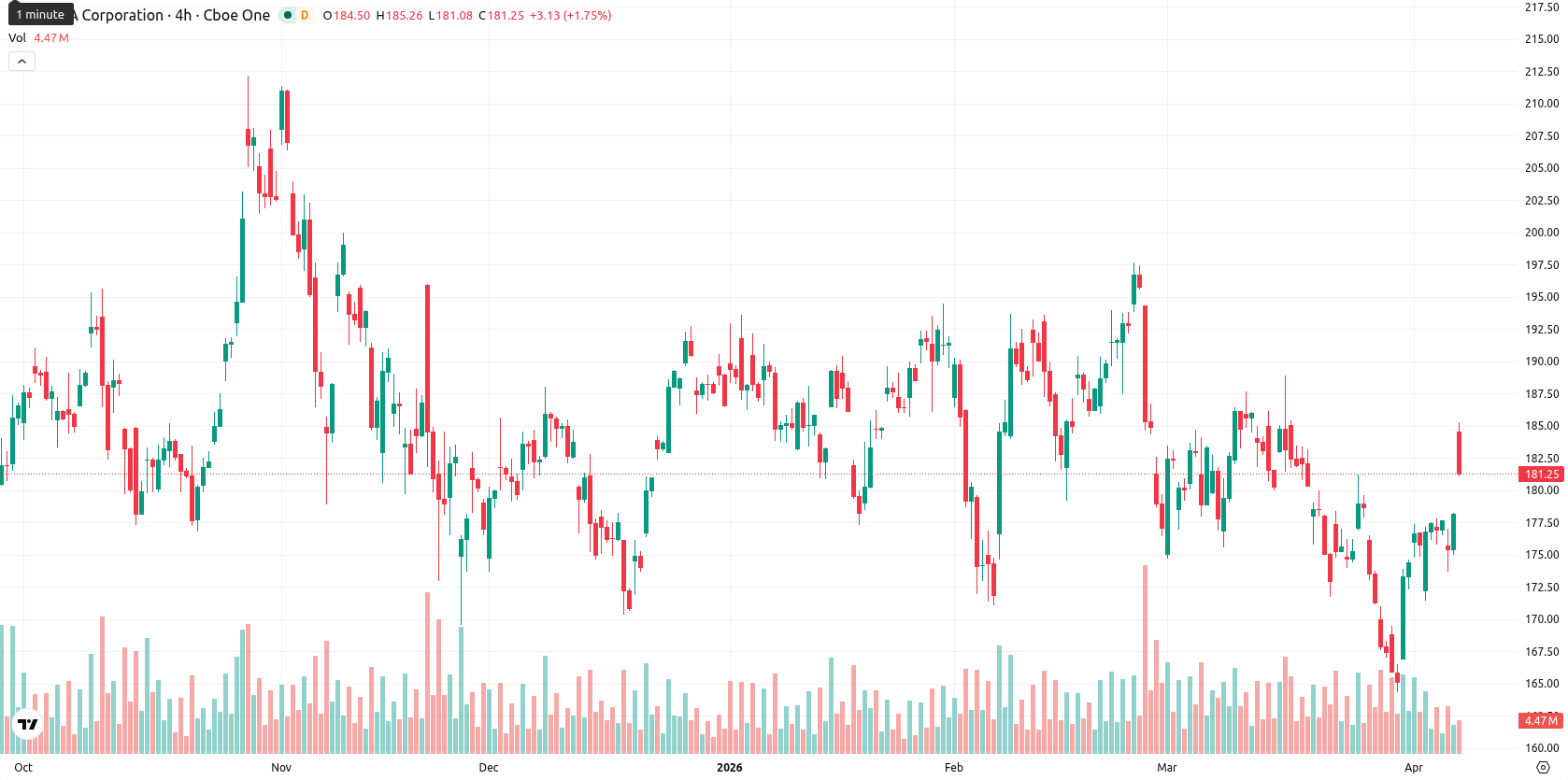 Nvidia Corp asset chart