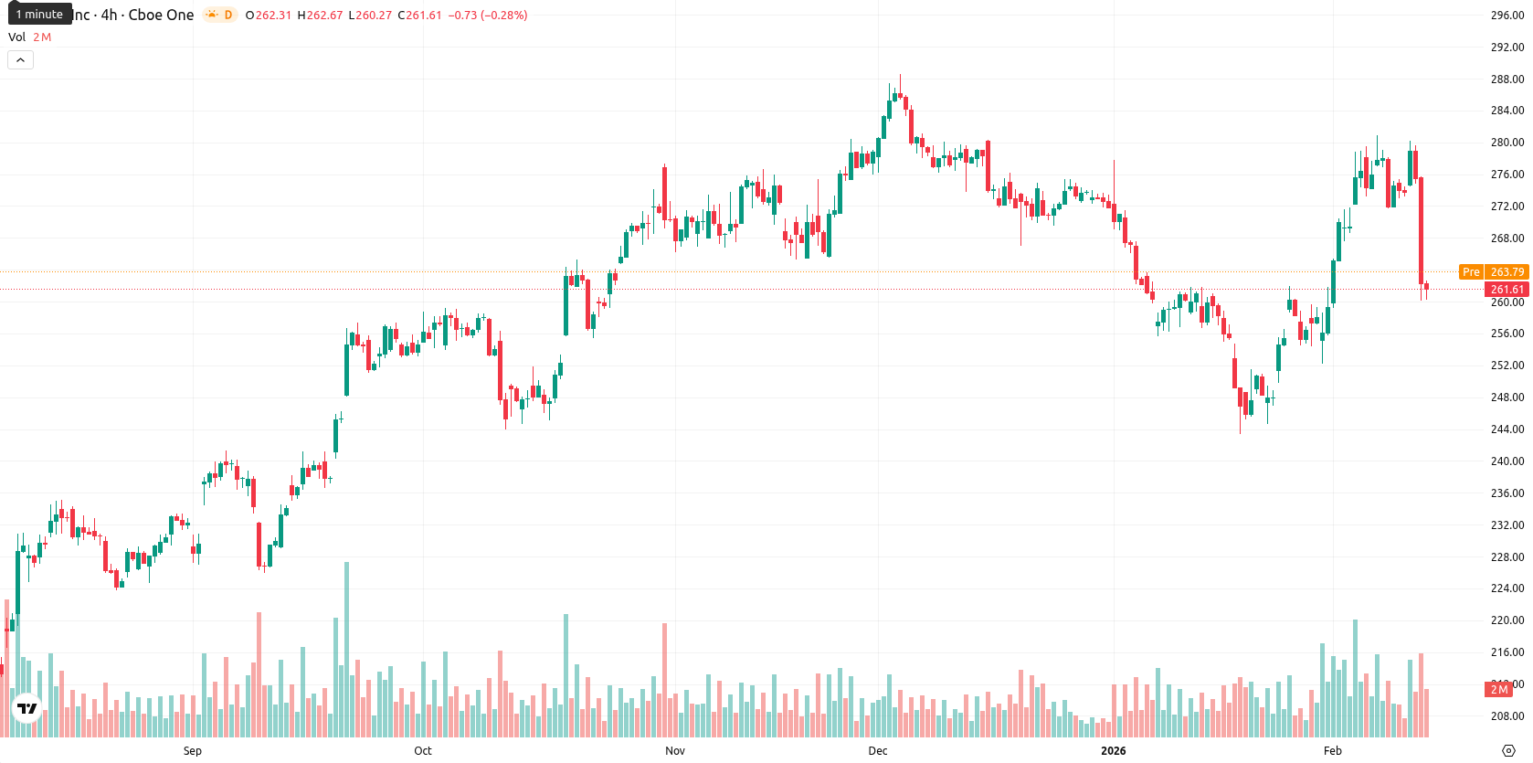 Apple Inc. asset chart