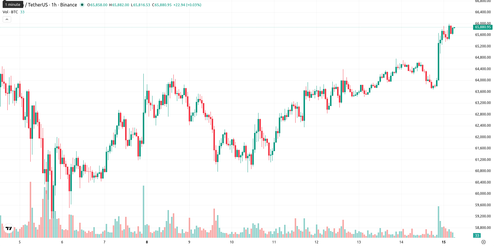 Bitcoin asset chart