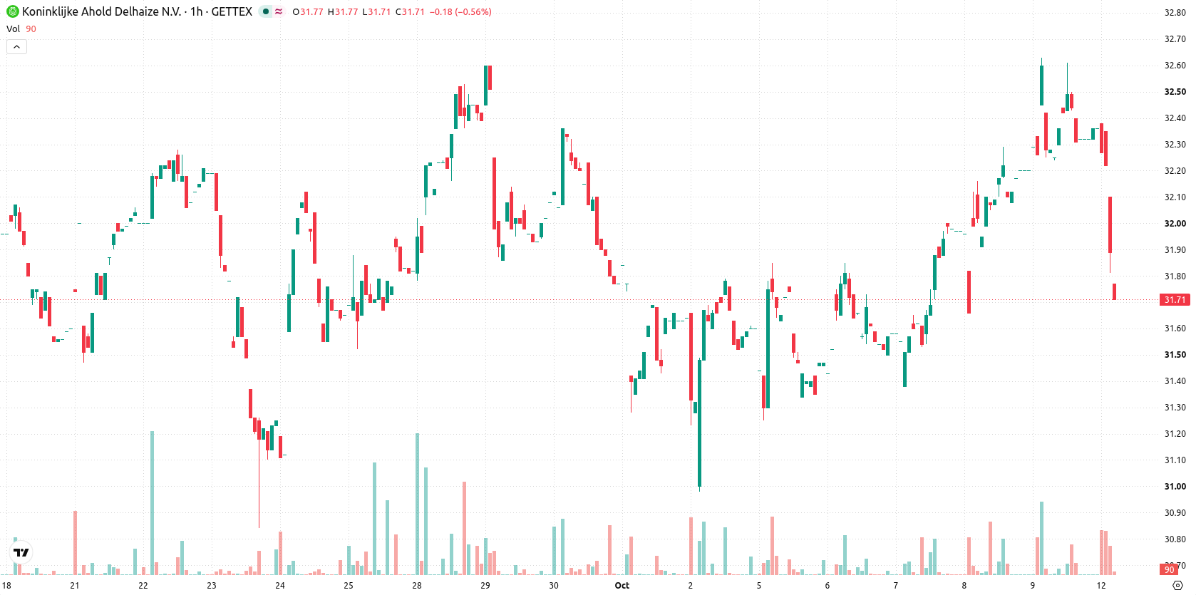 Ahold Delhaize N.V. asset chart