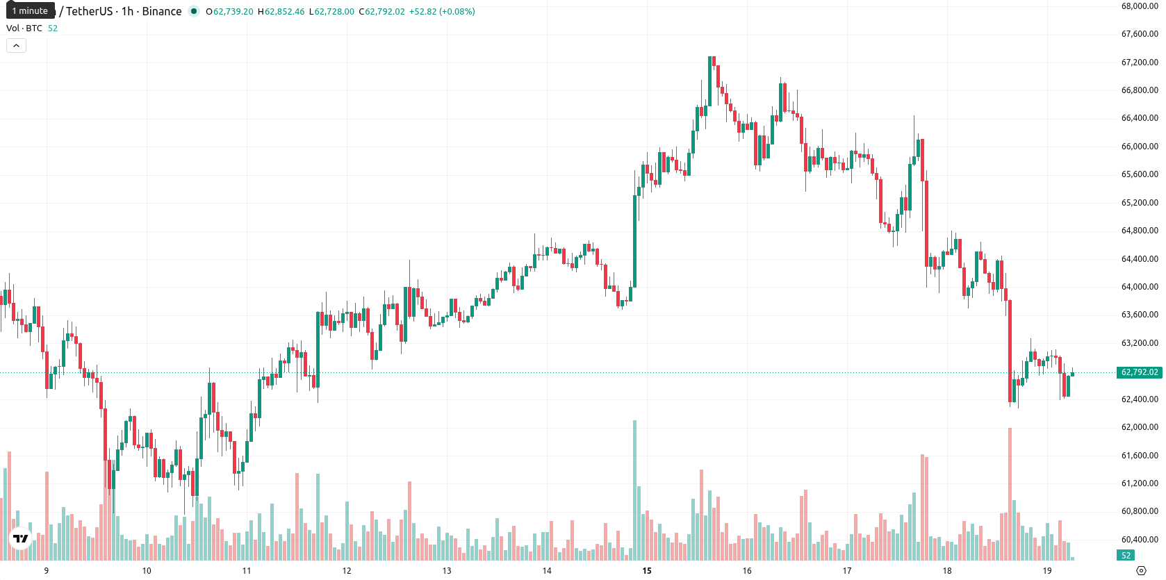 Bitcoin asset chart
