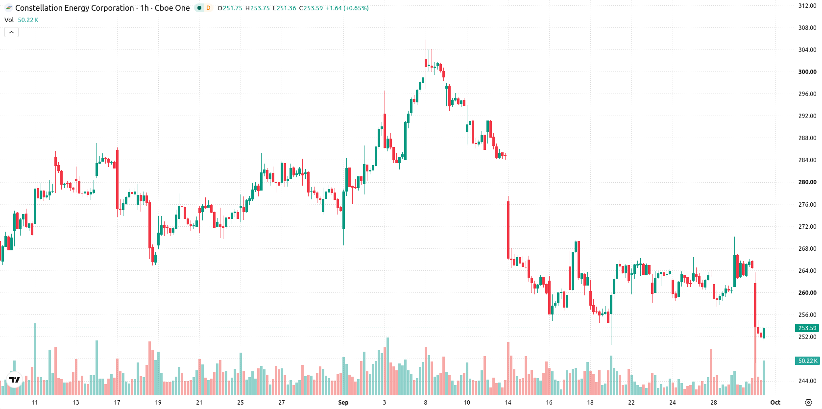 Constellation Energy asset chart