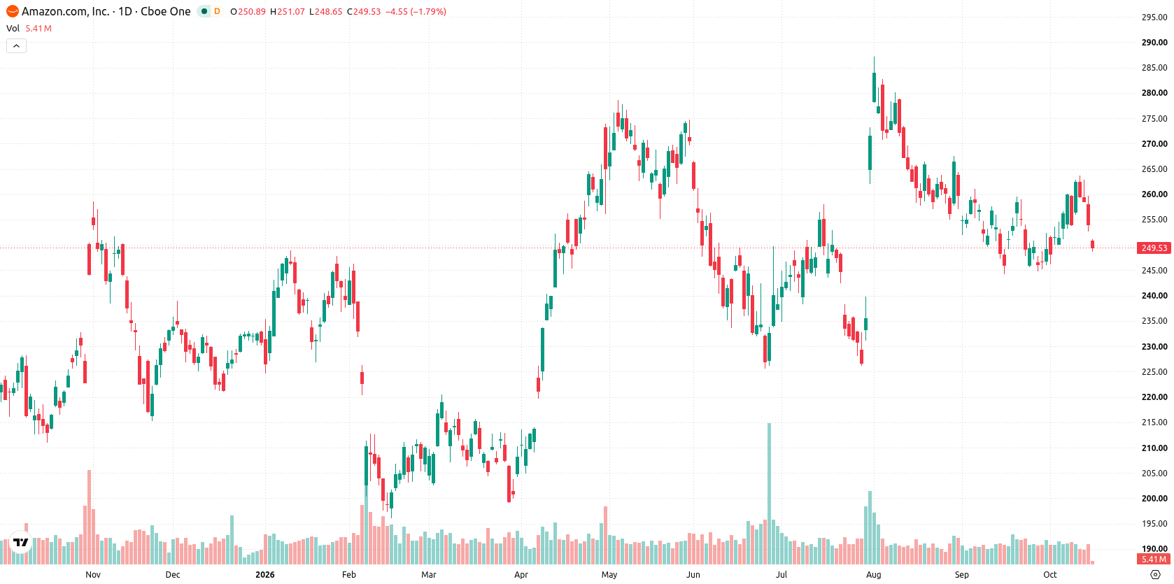 Amazon.com Inc asset chart
