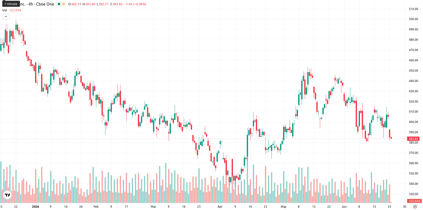 Tesla Inc. asset chart
