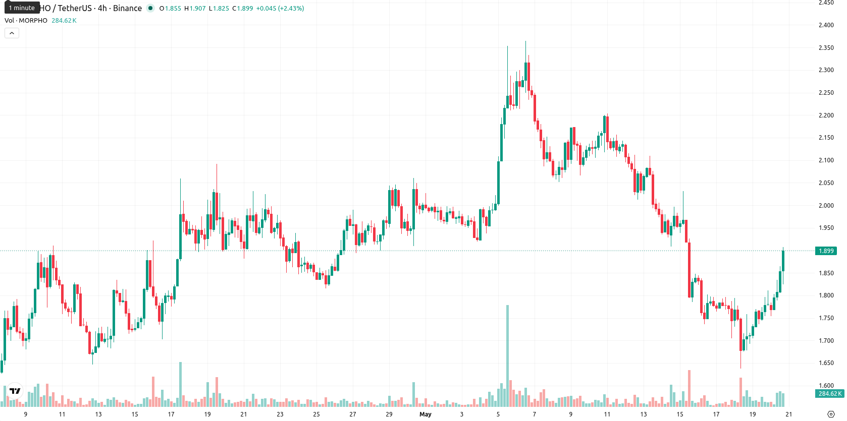 Morpho asset chart