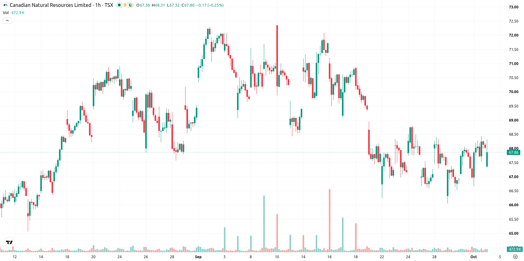 Canadian Natural Resources Limited asset chart
