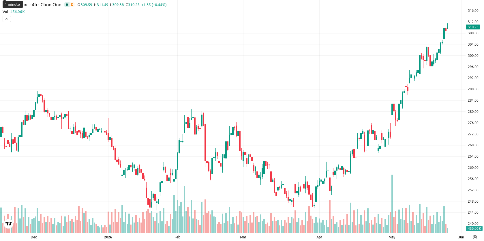 Apple Inc. asset chart