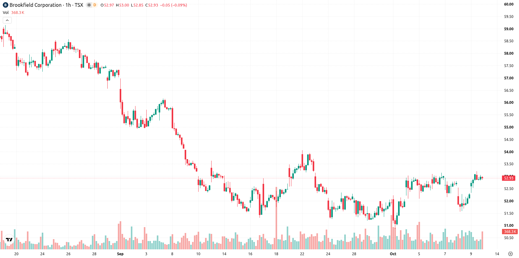Brookfield Corporation asset chart