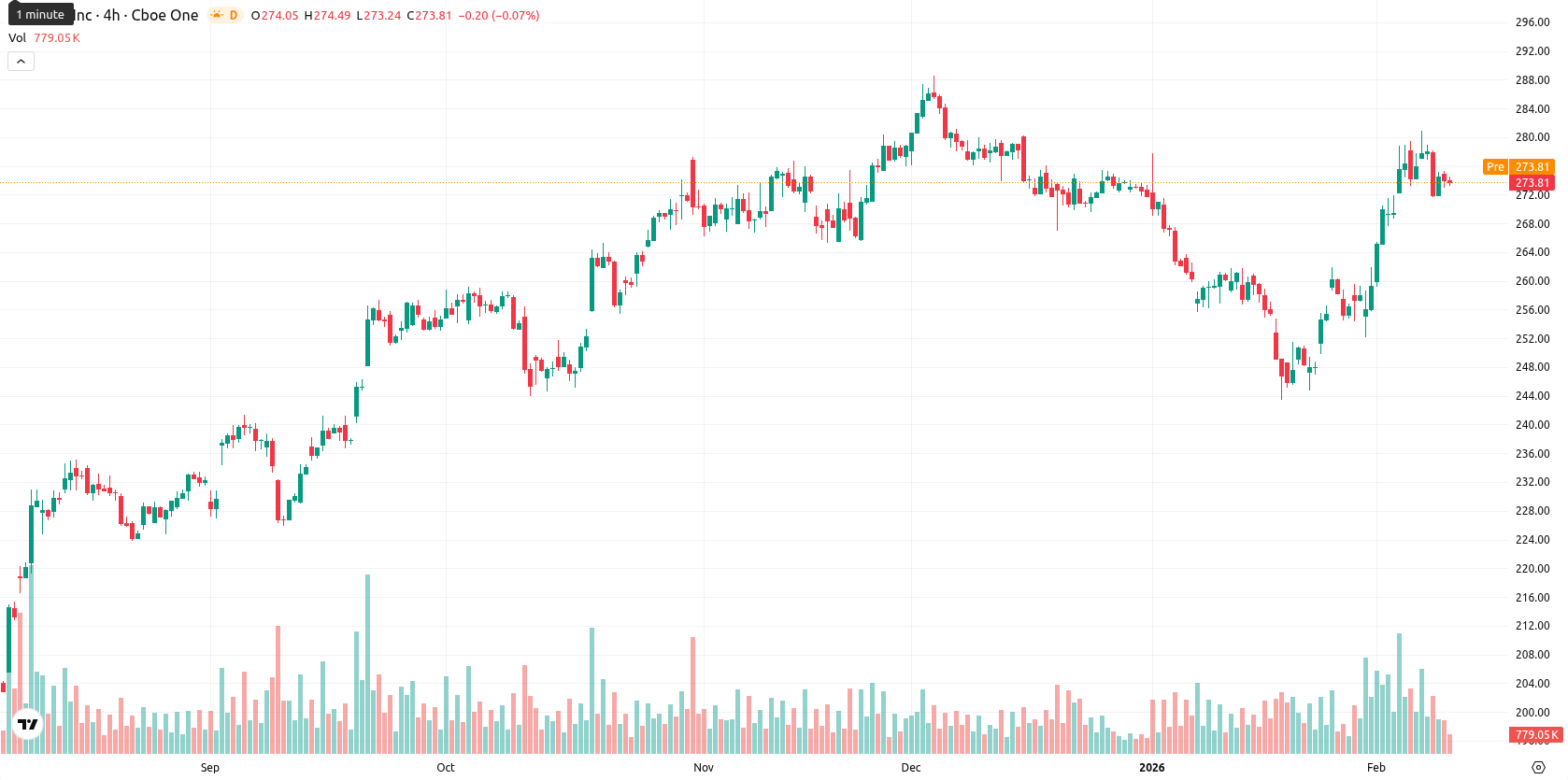 Apple Inc. asset chart