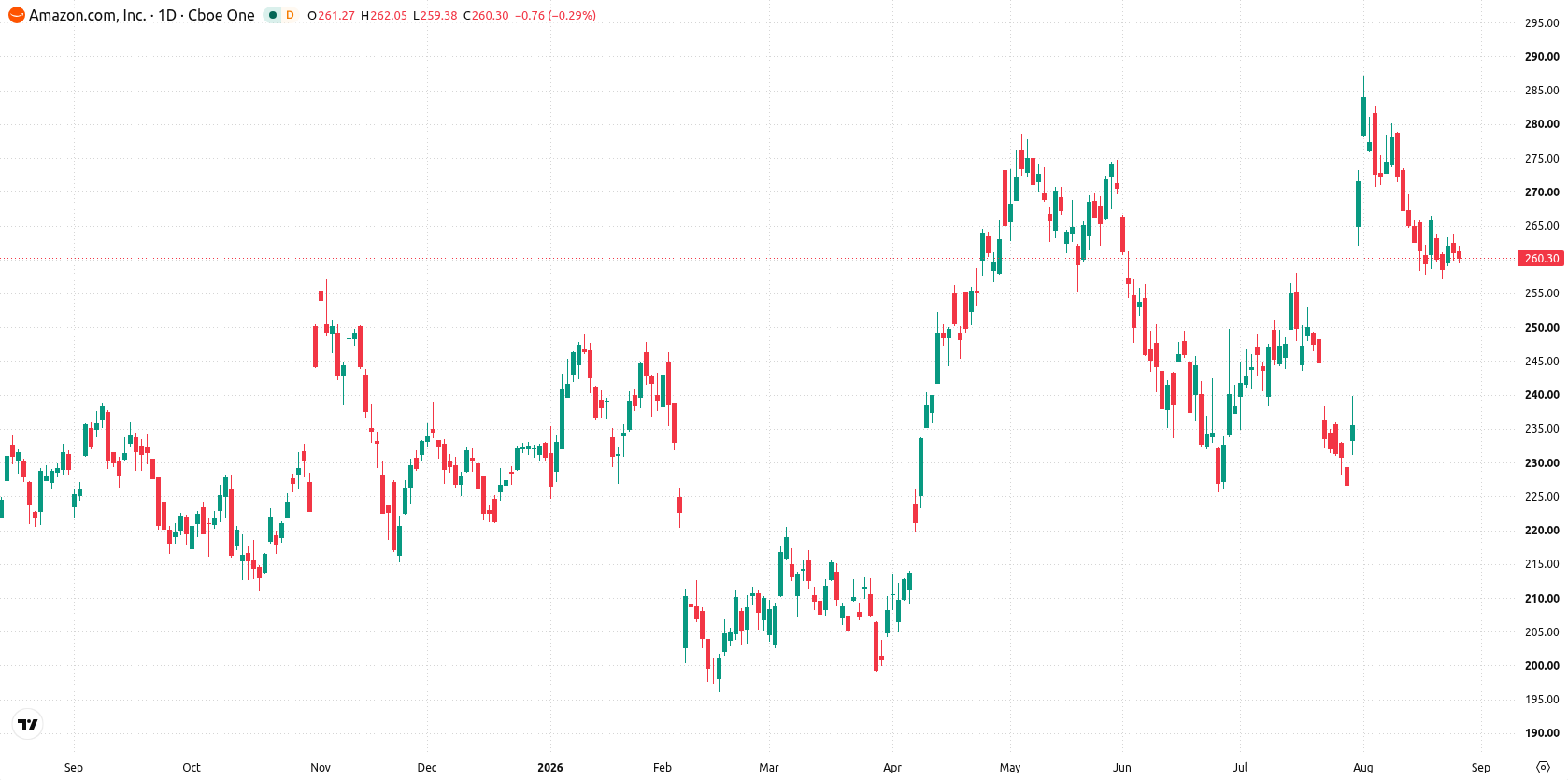 Amazon.com Inc asset chart
