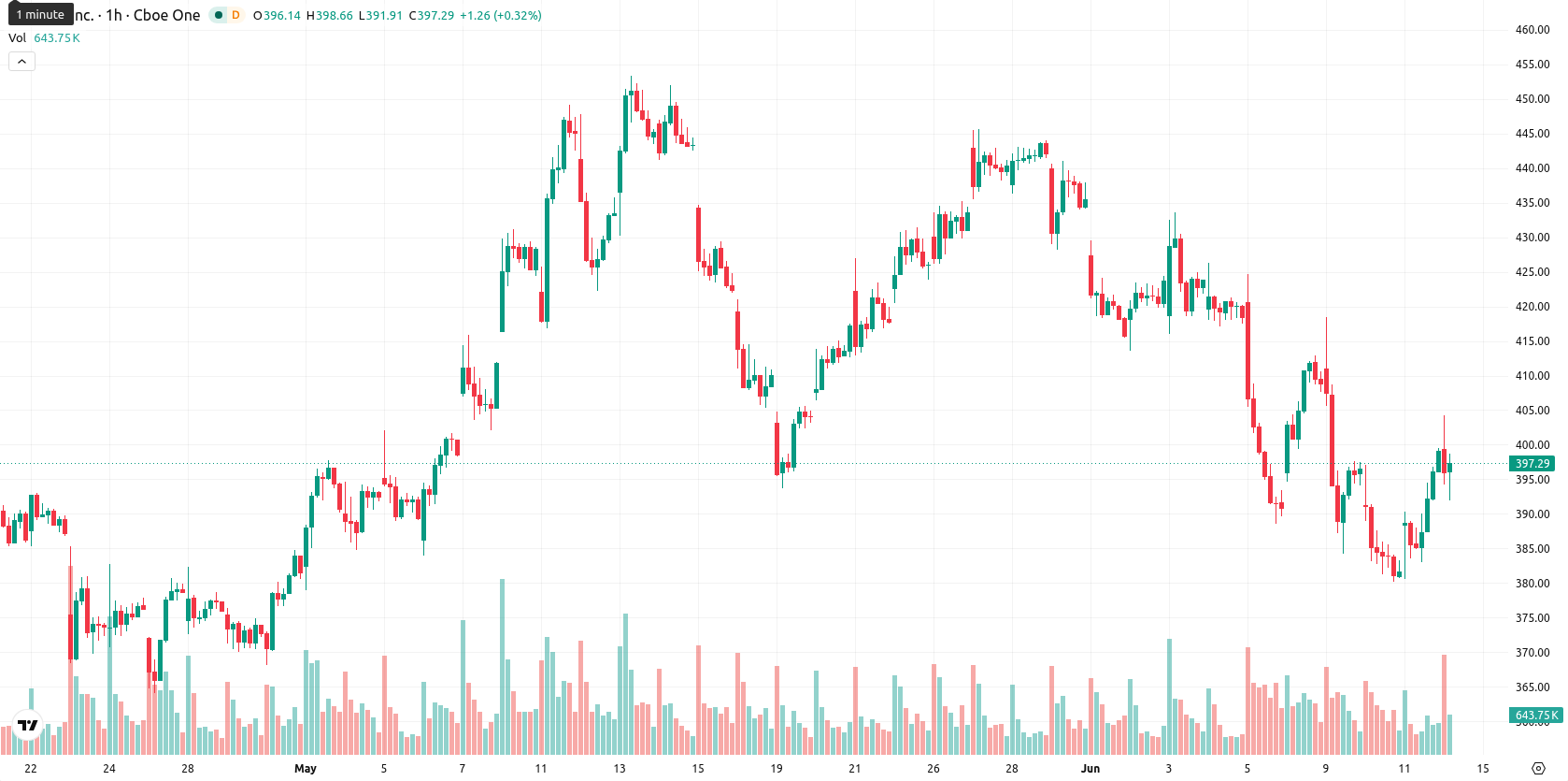 Tesla Inc. asset chart