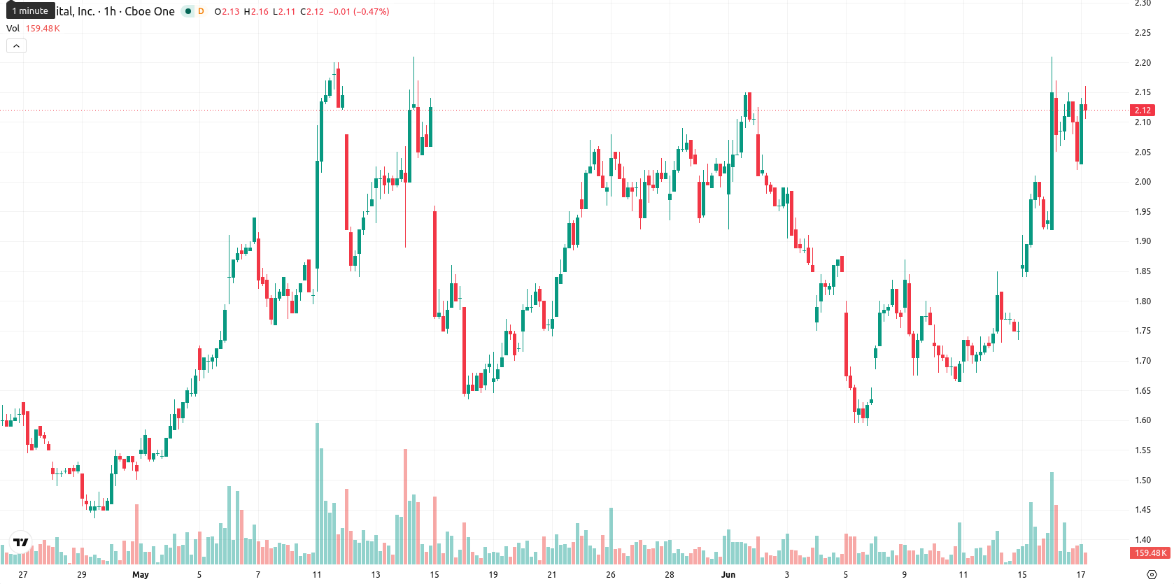 Bit Digital Inc. asset chart
