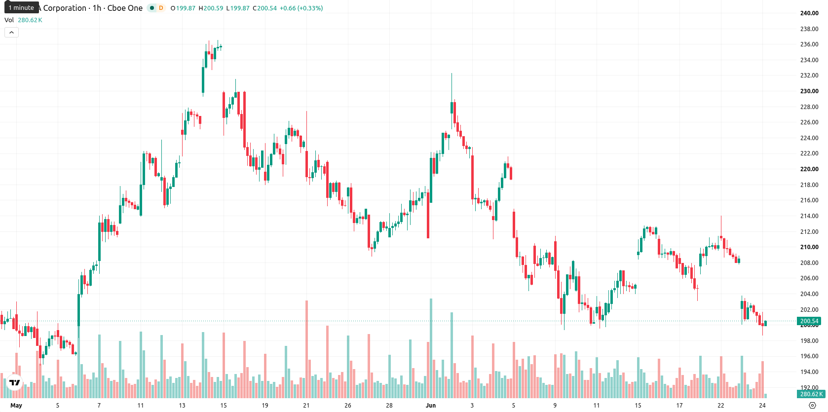 Nvidia Corp asset chart