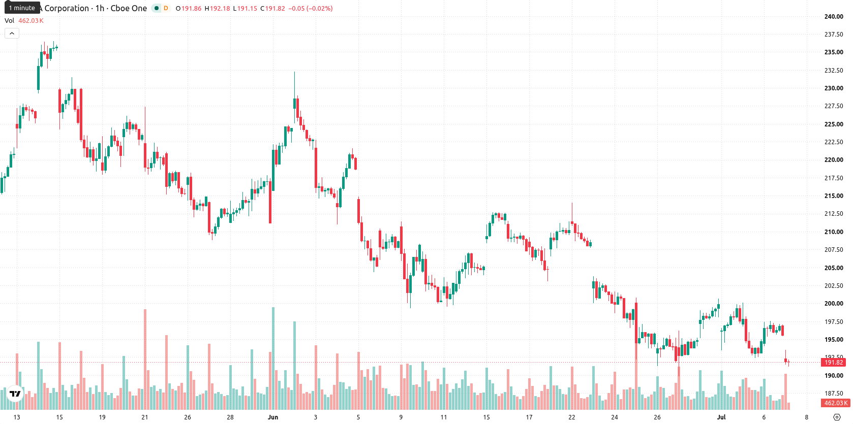 Nvidia Corp asset chart