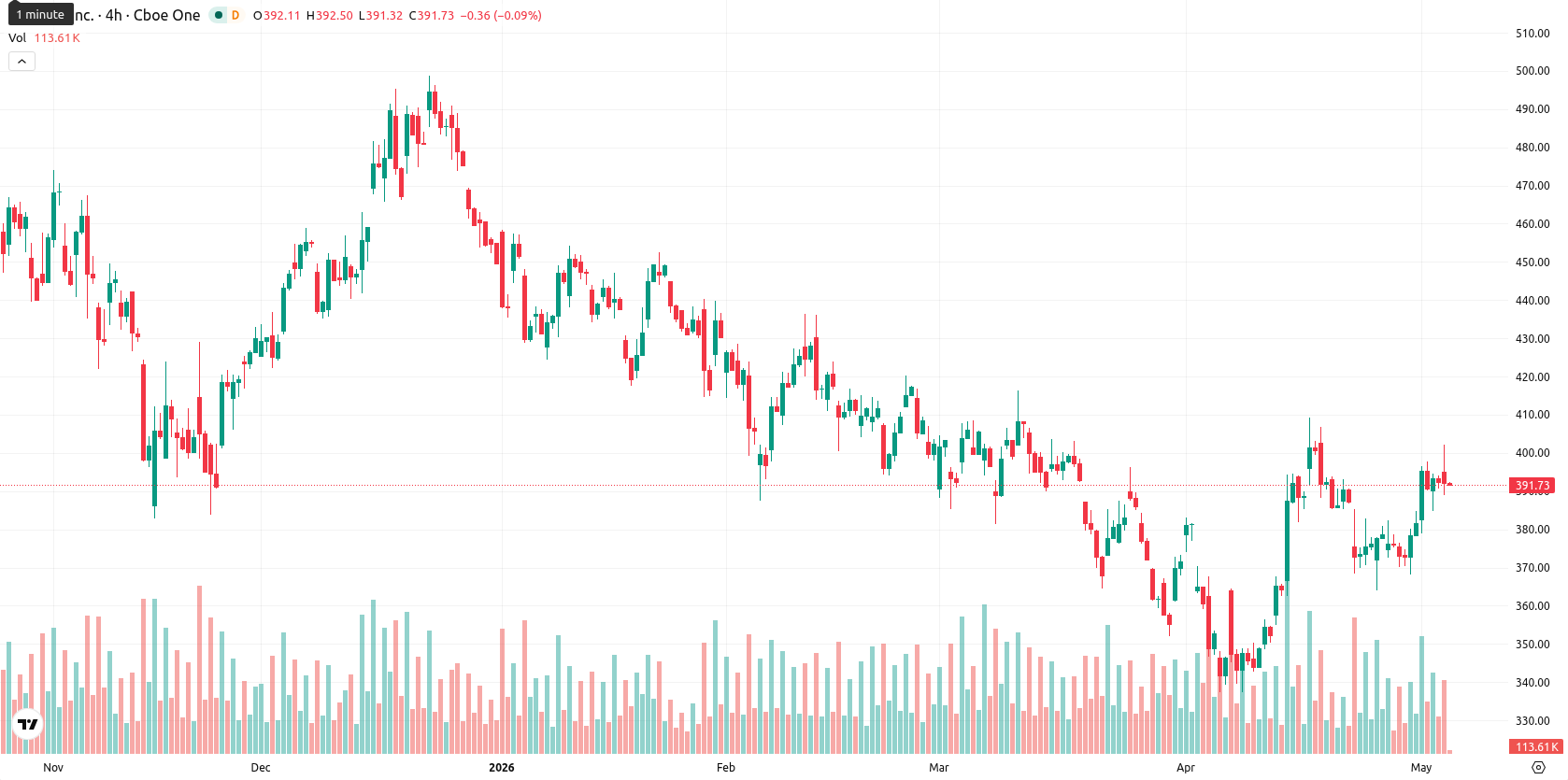 Tesla Inc. asset chart